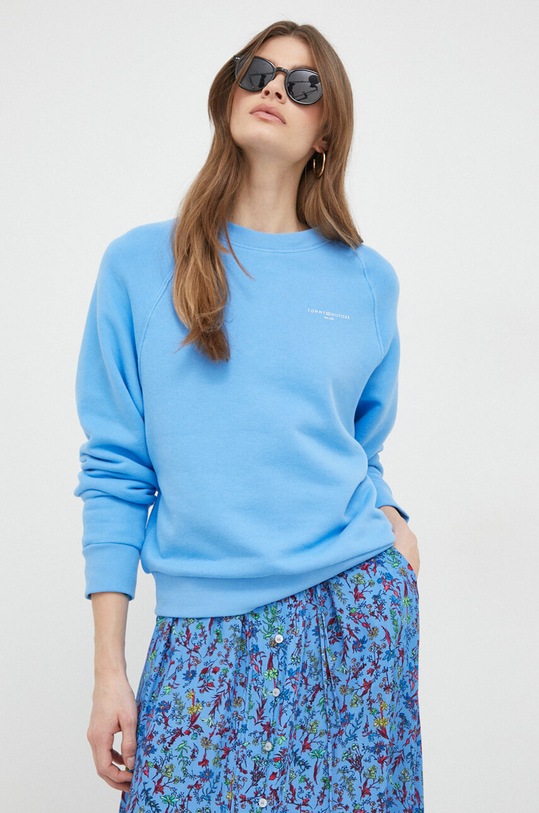 Μπλούζα Tommy Hilfiger μπλε WW0WW37798.PPYX