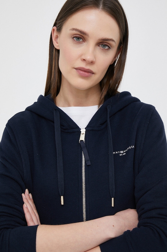 Tommy Hilfiger bluza z kapturem granatowy WW0WW39189.PPYX