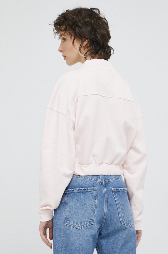 Tommy Jeans bluza bawełniana DW0DW15415.PPYX różowy SS23