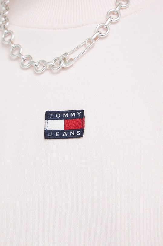Tommy Jeans hanorac de bumbac roz DW0DW15415.PPYX