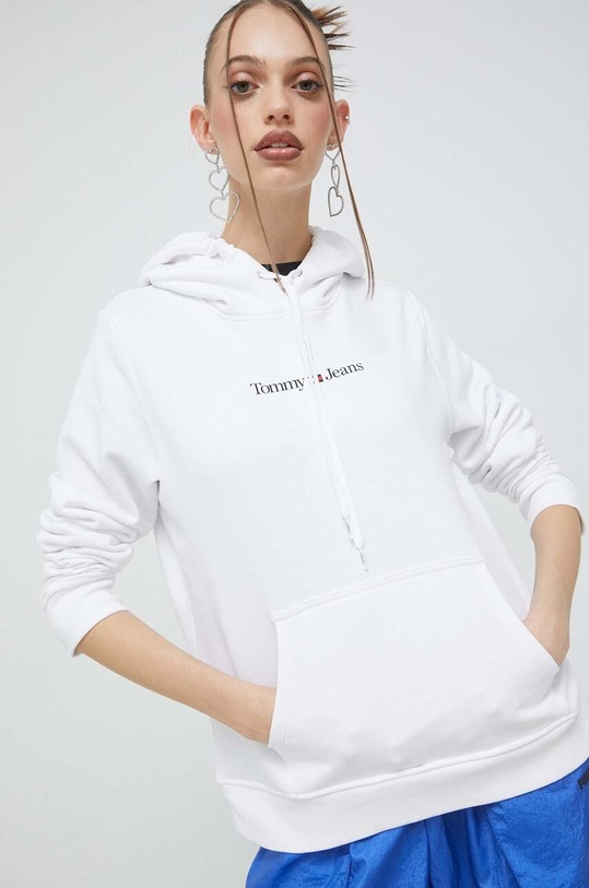 Tommy Jeans bluza DW0DW15649.PPYX alb SS23