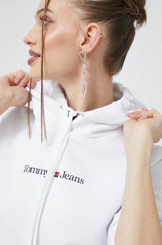 Dukserica Tommy Jeans bijela DW0DW15649.PPYX