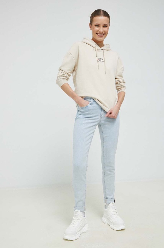 Tommy Jeans bluza DW0DW15410.PPYX beżowy SS23