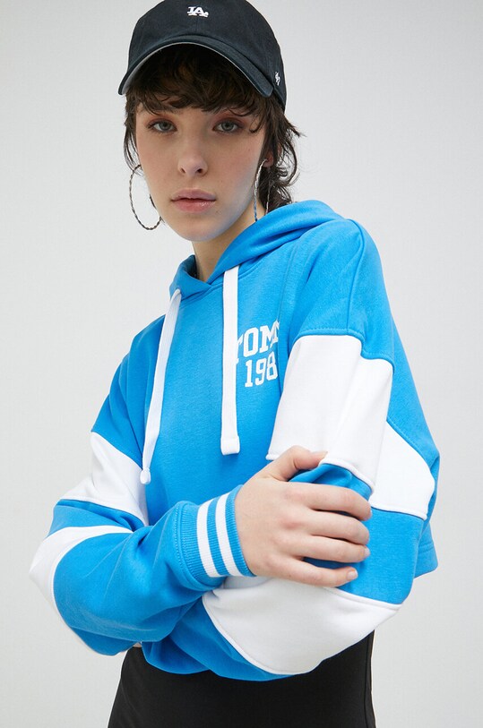 Dukserica Tommy Jeans plava DW0DW15422.PPYX