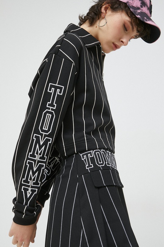 Tommy Jeans bluza czarny DW0DW15423.PPYX