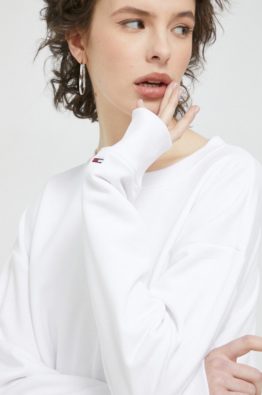 Tommy Jeans bluza DW0DW15409.PPYX biały