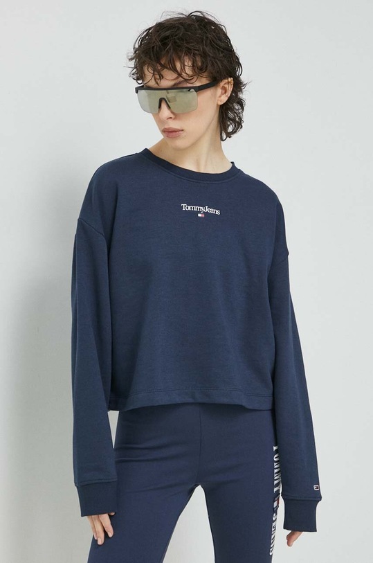 Tommy Jeans bluza pozostałe granatowy DW0DW15409.PPYX