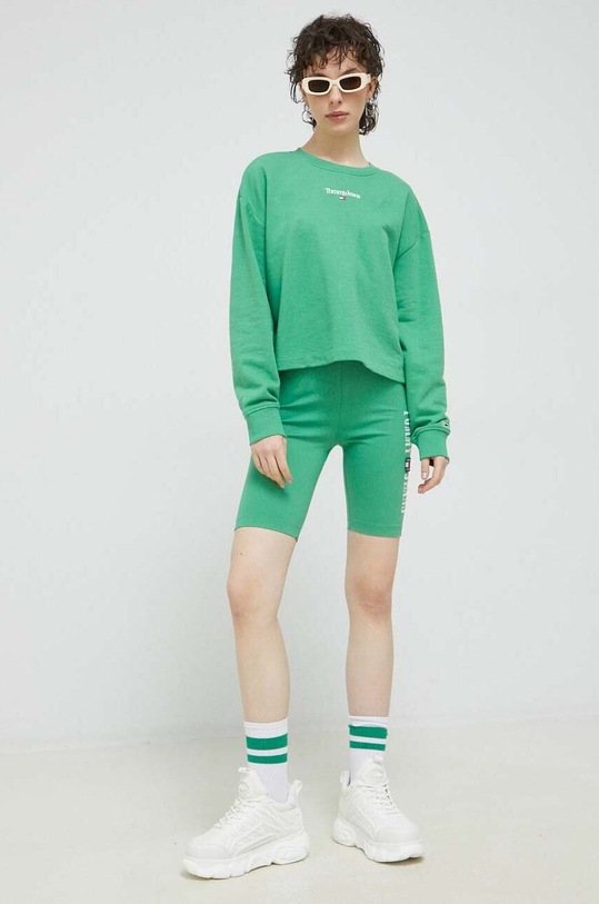 Tommy Jeans bluza DW0DW15409.PPYX zielony SS23