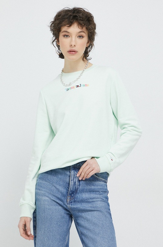Tommy Jeans bluza DW0DW15648.PPYX zielony SS23