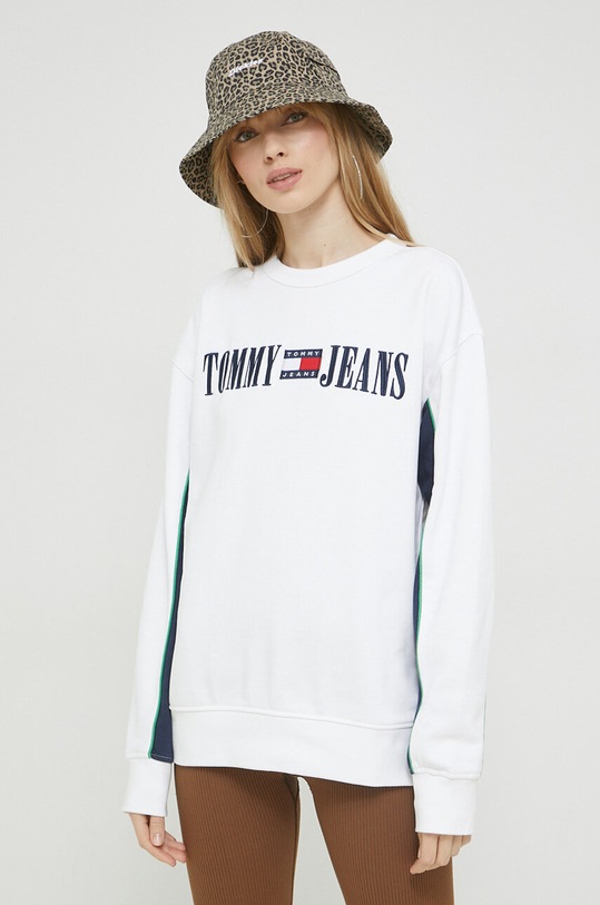 Dukserica Tommy Jeans DW0DW15747.PPYX bijela SS23