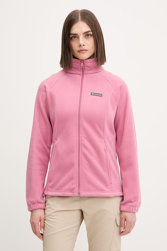 Columbia bluza sportowa Benton Springs bez kaptura różowy 1372111