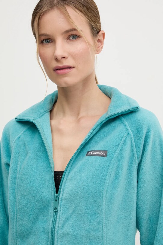 Спортен суичър Columbia Benton Springs тюркоазен 1372111