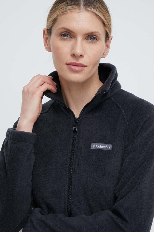 Спортен суичър Columbia Benton Springs черен 1372111