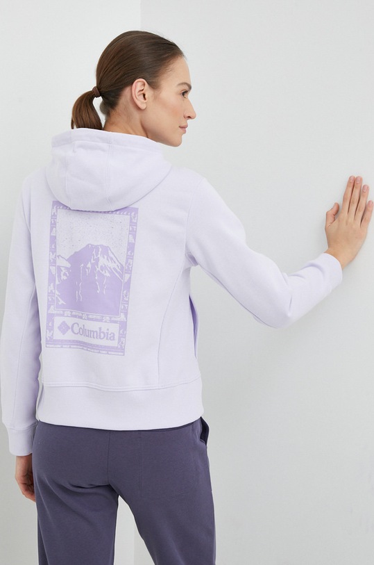 Mikina Columbia s kapucí fialová 2013101