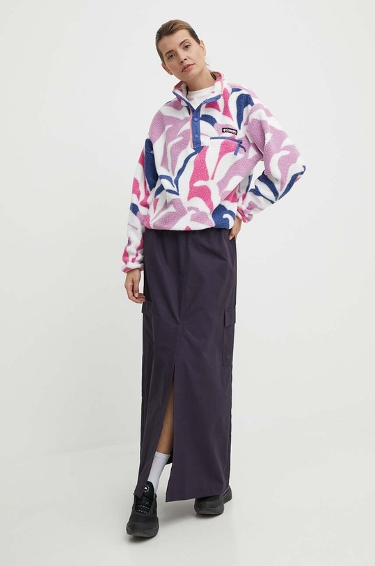 Športová mikina Columbia Helvetia Cropped 2014561 ružová SS24