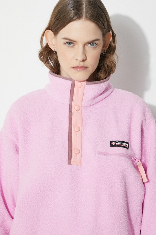 Columbia bluza sportowa Helvetia Cropped 2014561 różowy