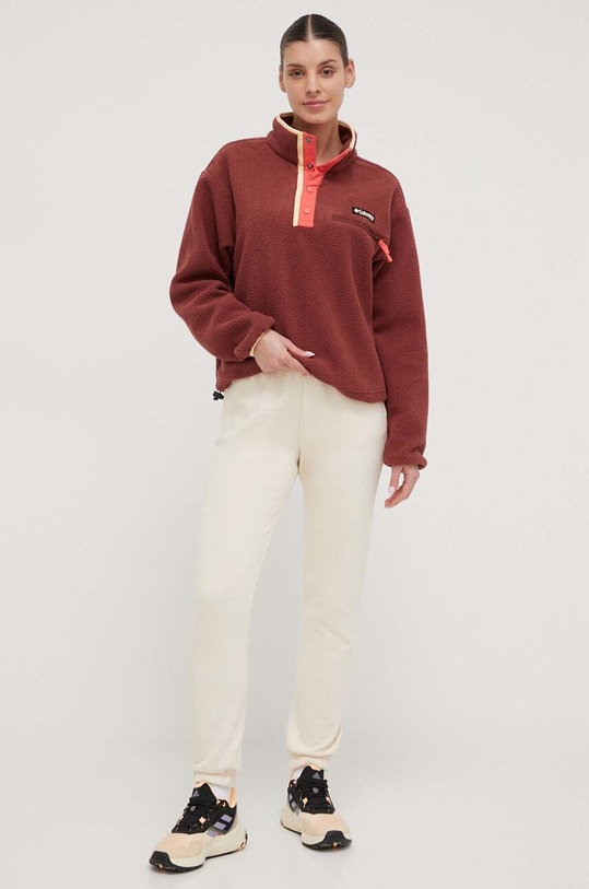 Спортивная кофта Columbia Helvetia Cropped 2014561 коричневый SS24