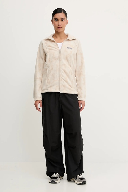 Sportovní mikina Columbia Benton Springs 2021771 béžová AW25