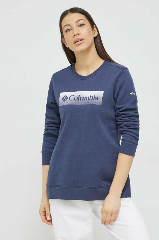 Dukserica Columbia bez kapuljače mornarsko plava 2032891