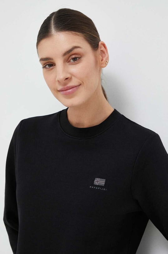 Bavlněná mikina Napapijri B-Nina černá NP0A4H850411