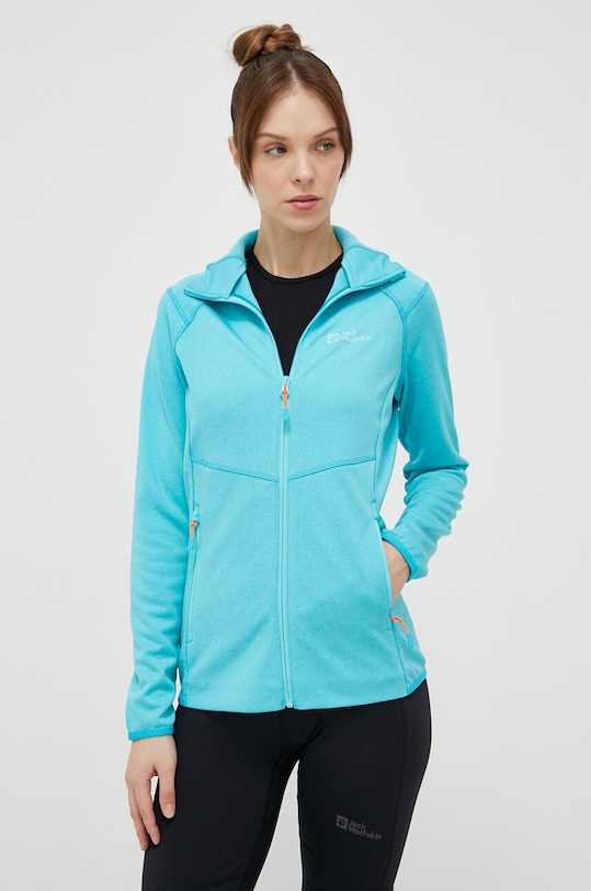 Jack Wolfskin hanorac Fortberg Fz 1711101 turcoaz SS23