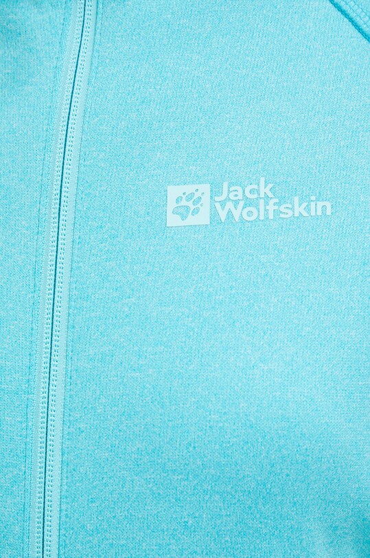 Športová mikina Jack Wolfskin Fortberg Fz 1711101 tyrkysová