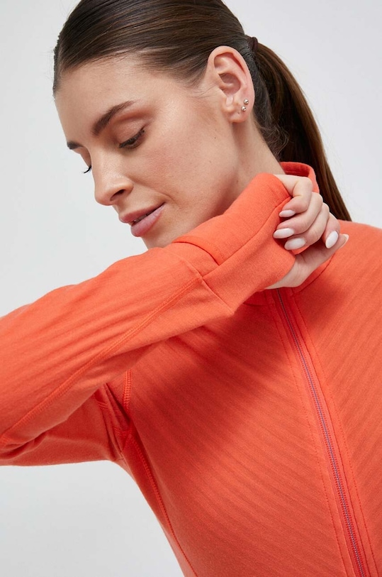 Icebreaker bluza sportowa Descender pomarańczowy IB1039007291