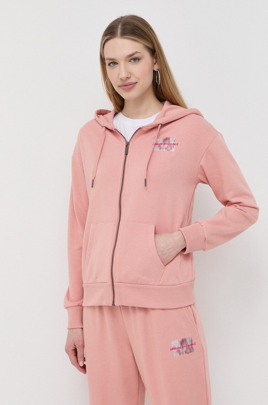 Armani Exchange bluza pomarańczowy 3RYM94.YJDSZ