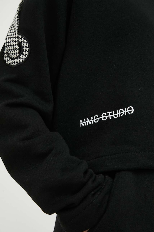 Bombažen pulover MMC STUDIO LUCCO.BASIC črna