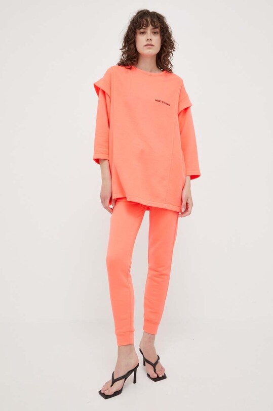 MMC STUDIO bluza bawełniana LORETTA.BASIC różowy SS23