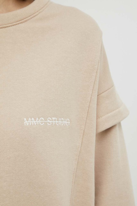 Хлопковая кофта MMC STUDIO LORETTA.BASIC бежевый