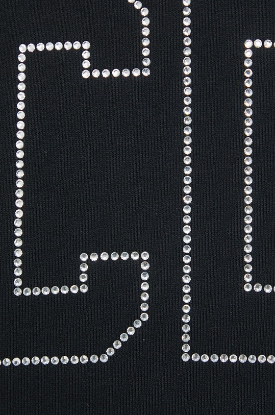 GCDS felpa in cotone SS23W110107 nero