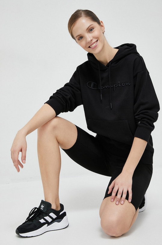 Champion bluza z kapturem czarny 116046