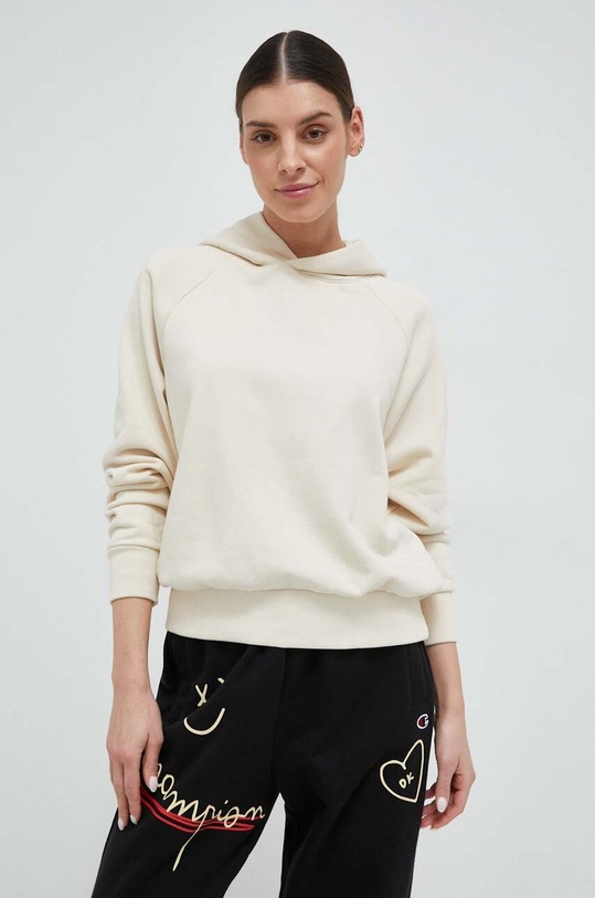 Champion bluza z kapturem beżowy 116215