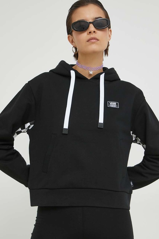 Vans bluza bawełniana czarny VN00045DBLK1
