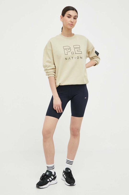 P.E Nation bluza 23PE1F130 beżowy SS23