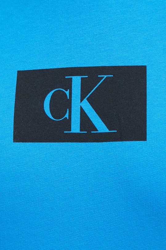 Calvin Klein Underwear bluză pijama 000QS6942E.PPYX albastru