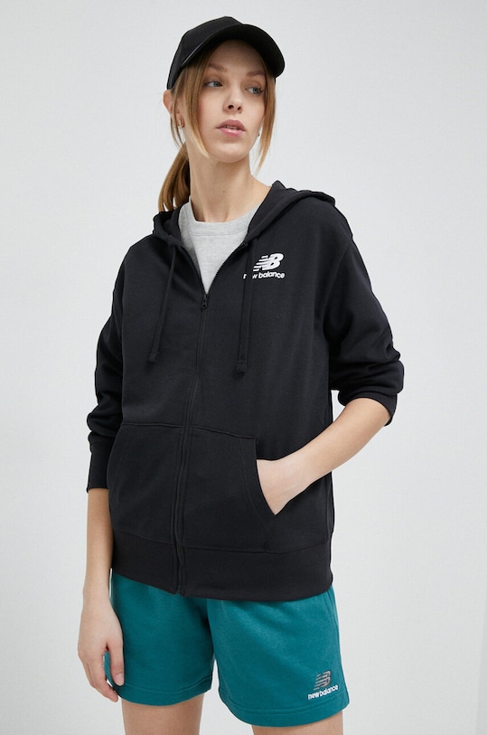 New Balance bluza negru WJ31530BK