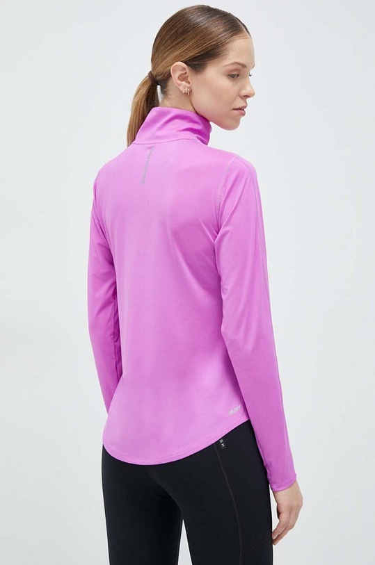 Odzież New Balance bluza do biegania Accelerate WT23227COM fioletowy