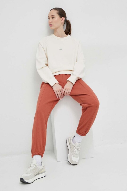 New Balance bluza WT31500GIE beżowy SS23