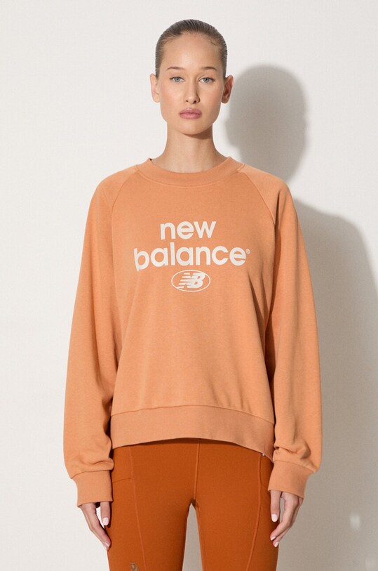 New Balance sweatshirt other orange WT31508SEI