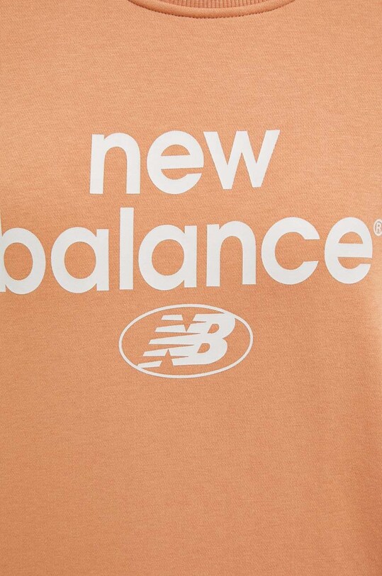 New Balance bluza WT31508SEI pomarańczowy