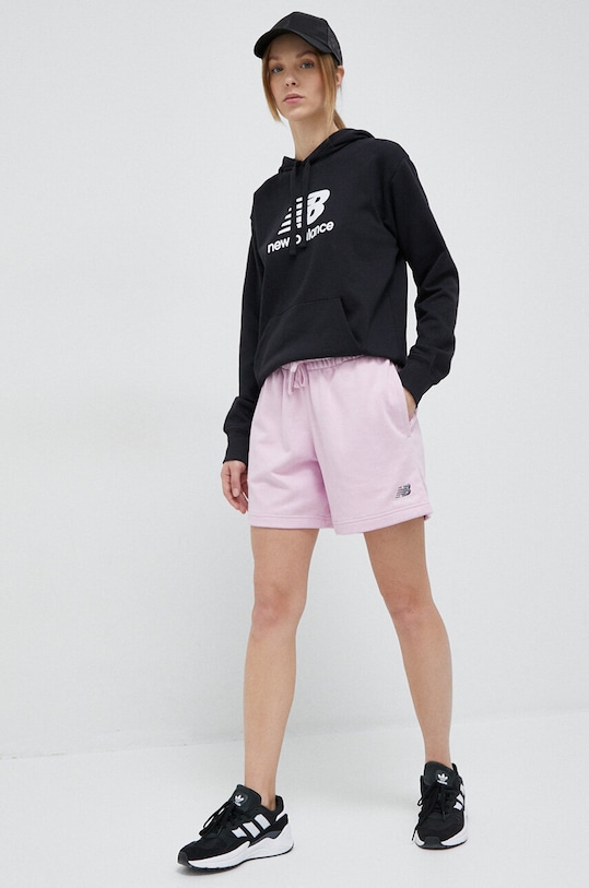 Mikina New Balance WT31533BK čierna SS23