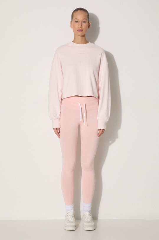 New Balance bluza bawełniana WT23555WAN różowy SS23