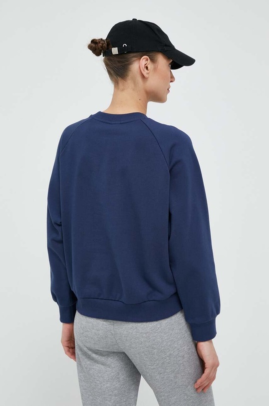 Îmbrăcăminte New Balance hanorac de bumbac WT31557NNY bleumarin