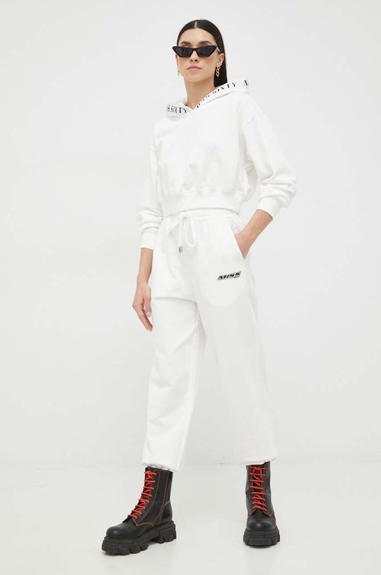 Miss Sixty bluza bawełniana 6W1TJ7571000 biały SS23