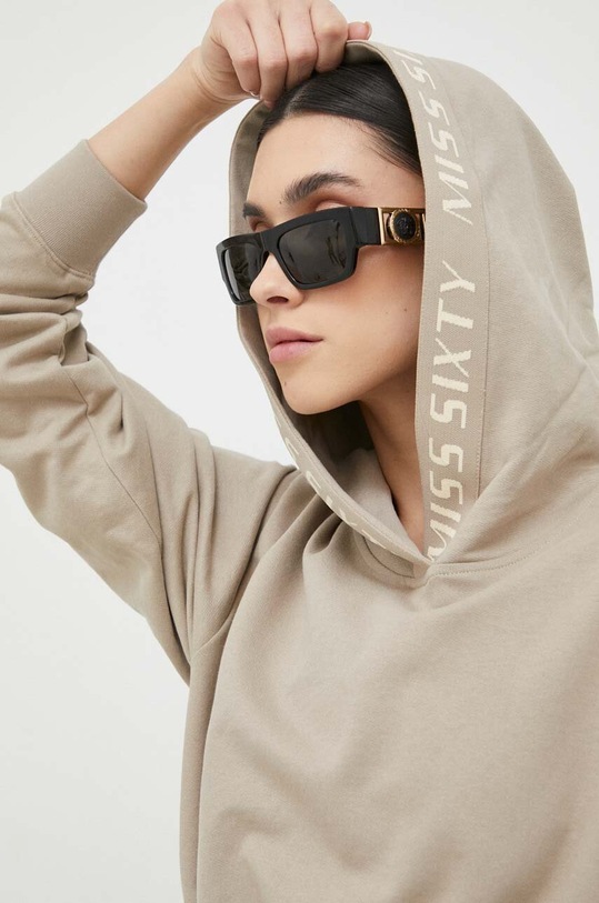 Бавовняна кофта Miss Sixty бежевий 6W1TJ7571000