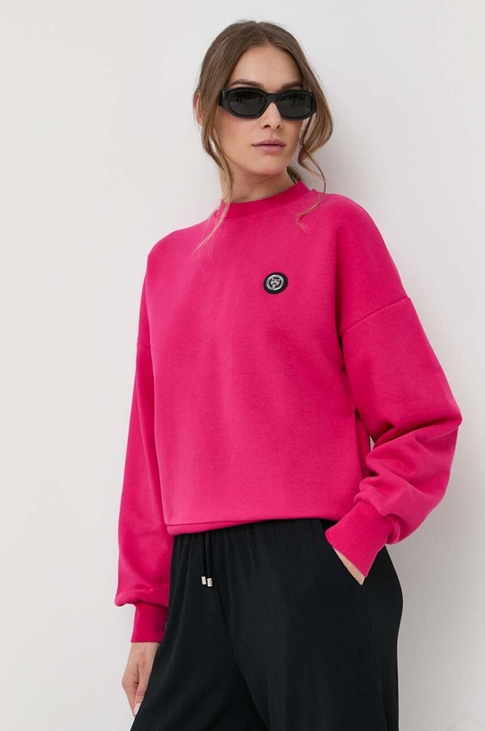Mikina PLEIN SPORT nášivka ružová PACC.WJO0868.SJO001N