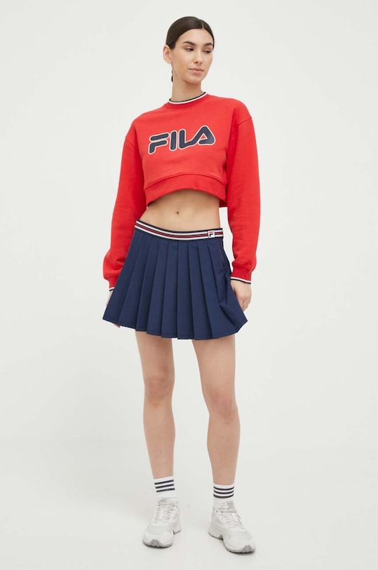 Fila bluza x Hailey Bieber FAW0817 czerwony SS23