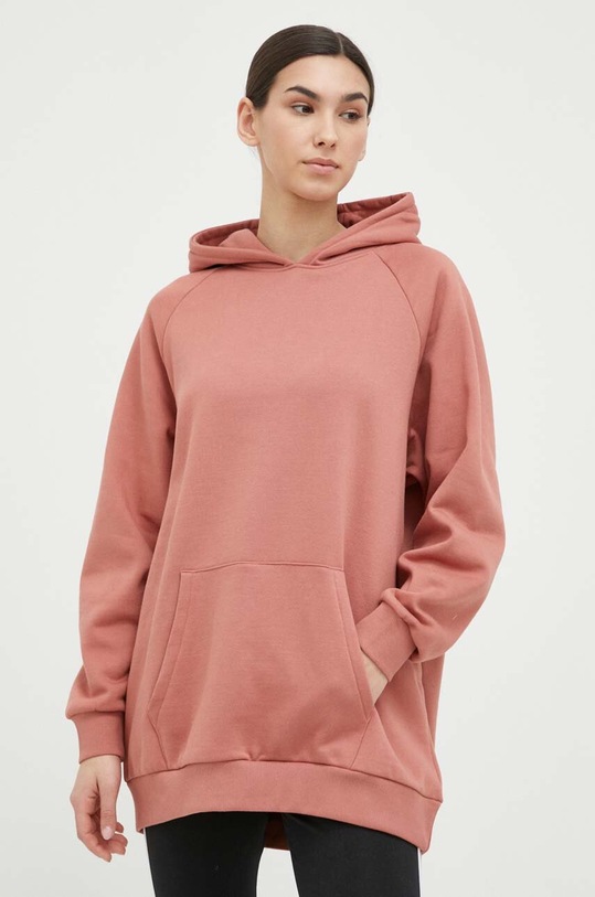 4F bluza z kapturem różowy 4FSS23TSWSF247